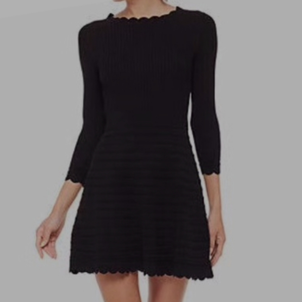 Kate spade scallop sweater dress